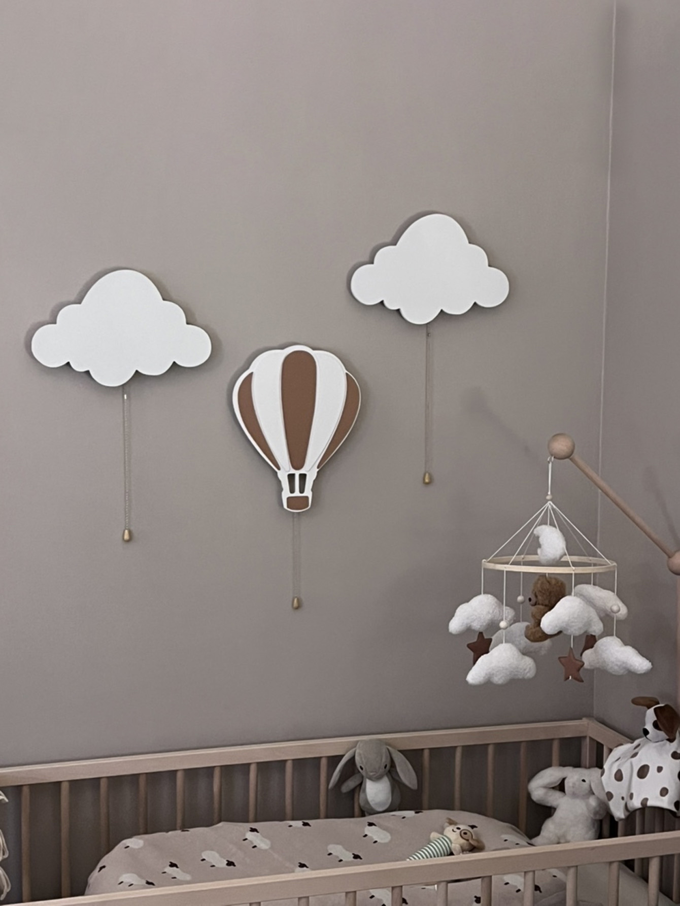 Cloud Light - Floating Cloud W - Baby Nursery Wall Lights 评论和价格