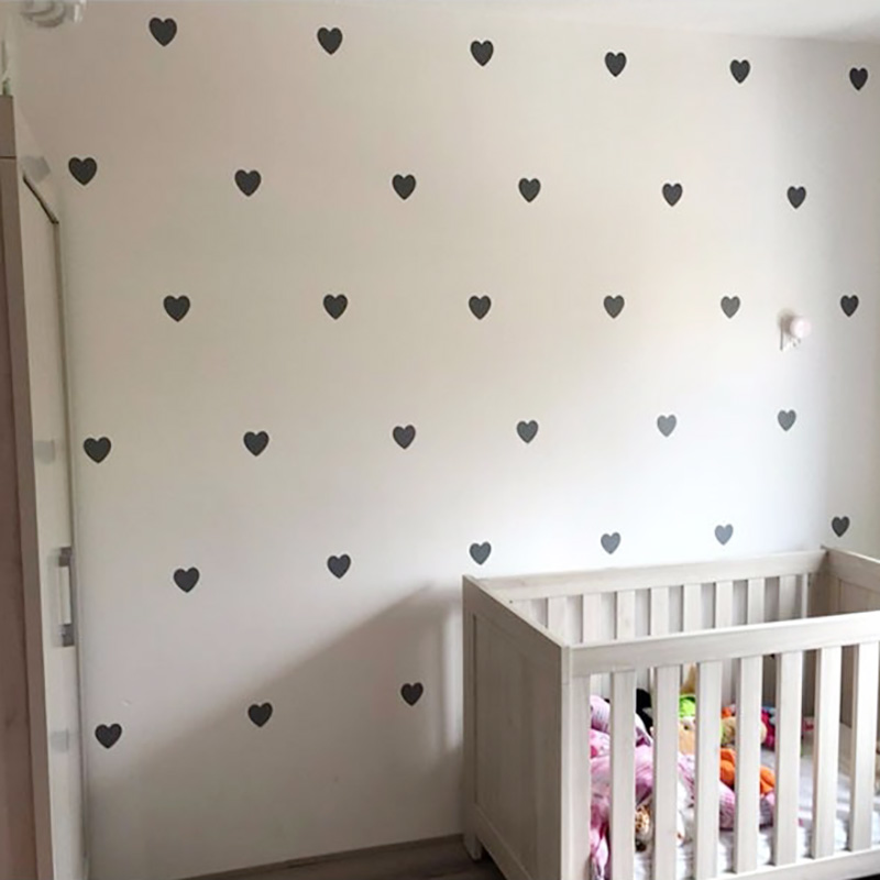 Heart Baby Room Decorative Sti - Baby Nursery Decor Girl 评论和价格