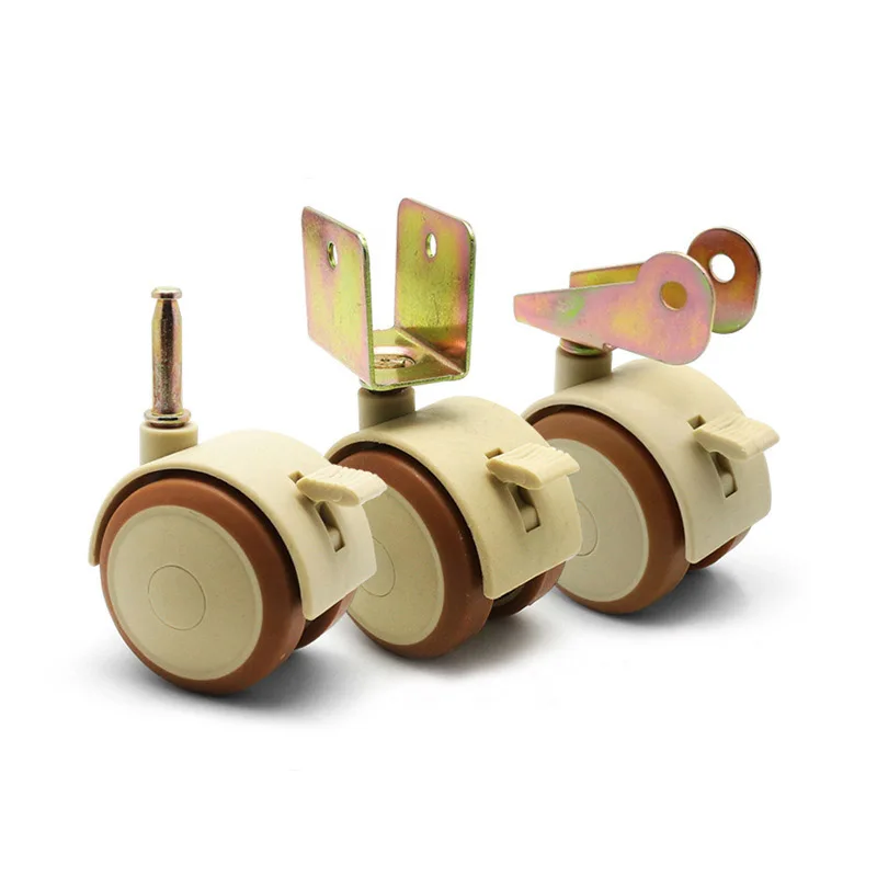 4Pcs 2'' Furniture Crib Swivel - Baby Nursery Trolley 评论和价格