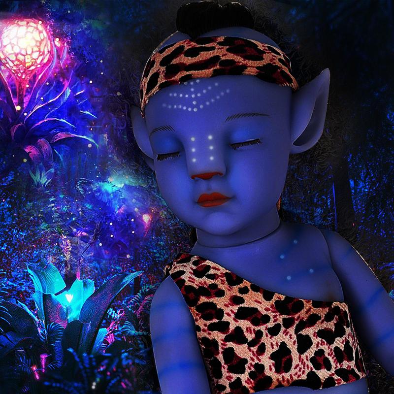 New Luminous Avatar Reborn Dol - Baby Nursery Decor Girl 评论和价格