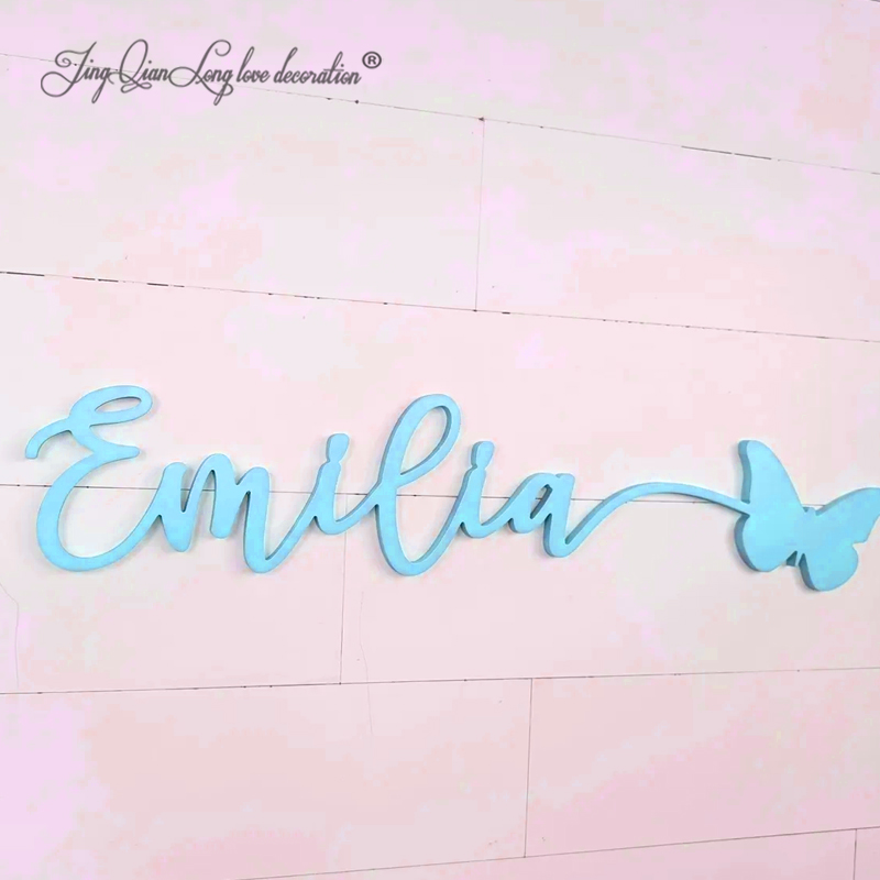 Custom Name Sign: Baby Girl Nu - Baby Nursery Decor Girl 评论和价格