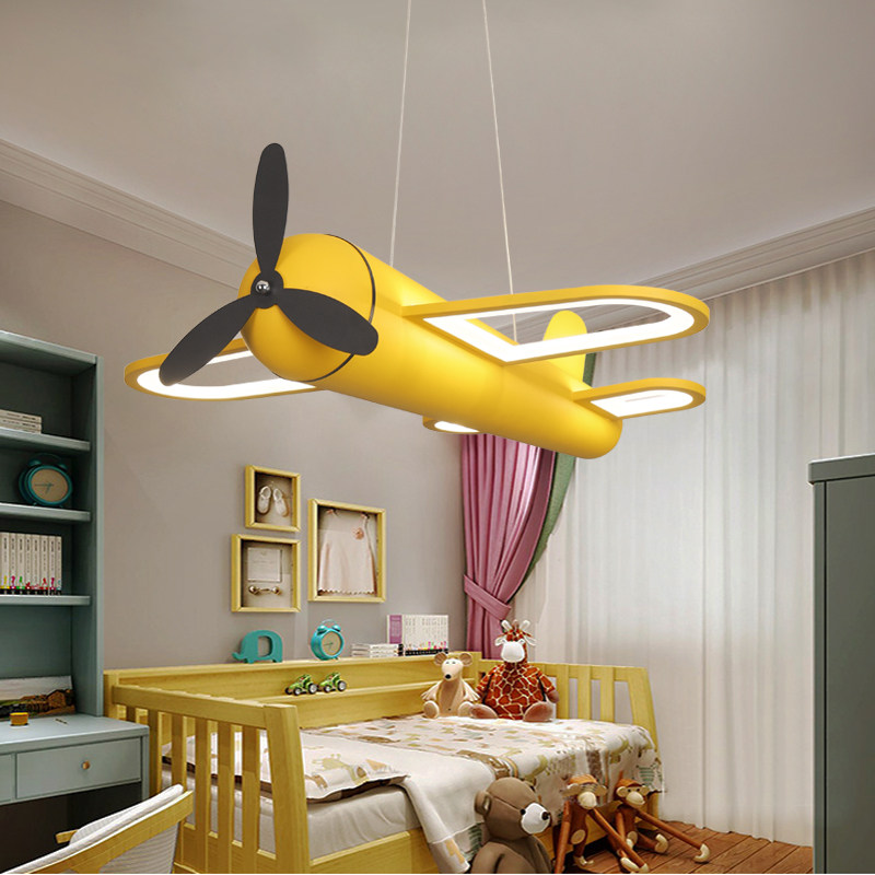Creative Blue Yellow Airplane  - Baby Nursery Boy 评论和价格