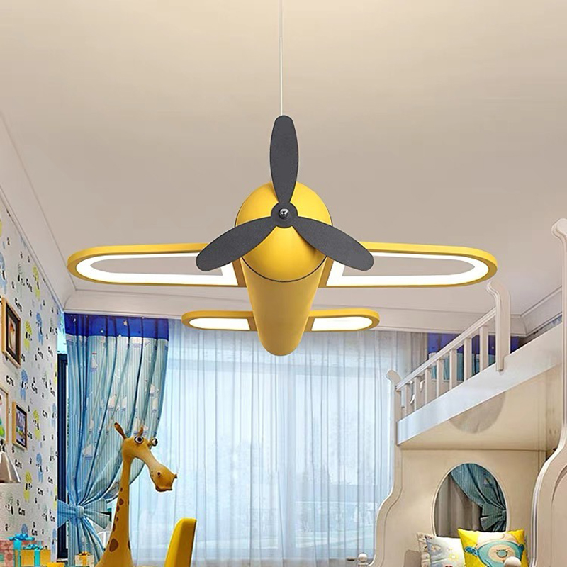 Creative Blue Yellow Airplane  - Baby Nursery Boy 评论和价格