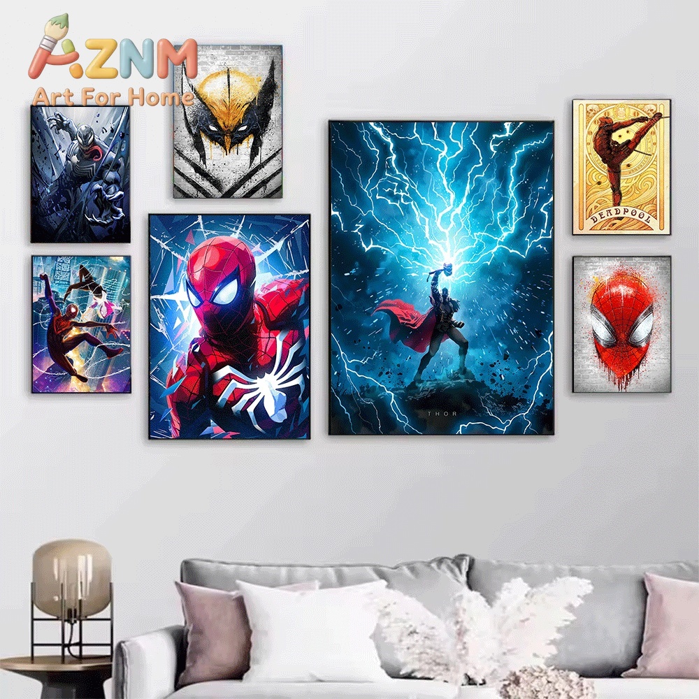 Miles Morales Spider Verse Can - Baby Nursery Frames 评论和价格