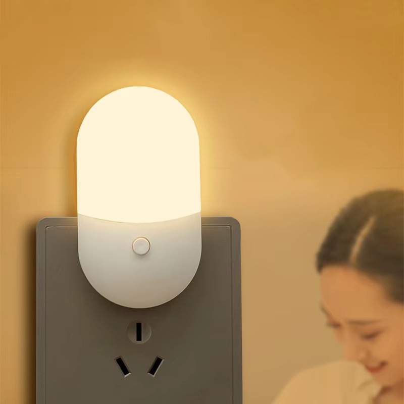 Plug In Mini Night Light Bedro - Baby Nursery Wall Lights 评论和价格