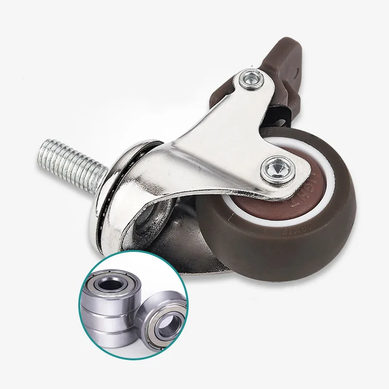 4pcs Furniture Casters Wheels  - Baby Nursery Trolley 评论和价格