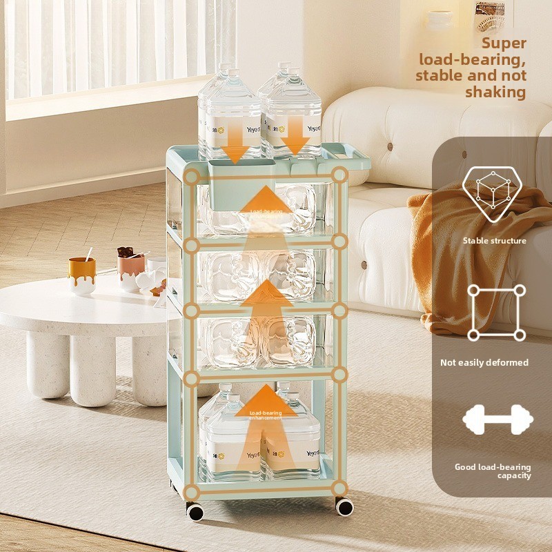 Movable Baby Storage Cart Mult - Baby Nursery Trolley 评论和价格