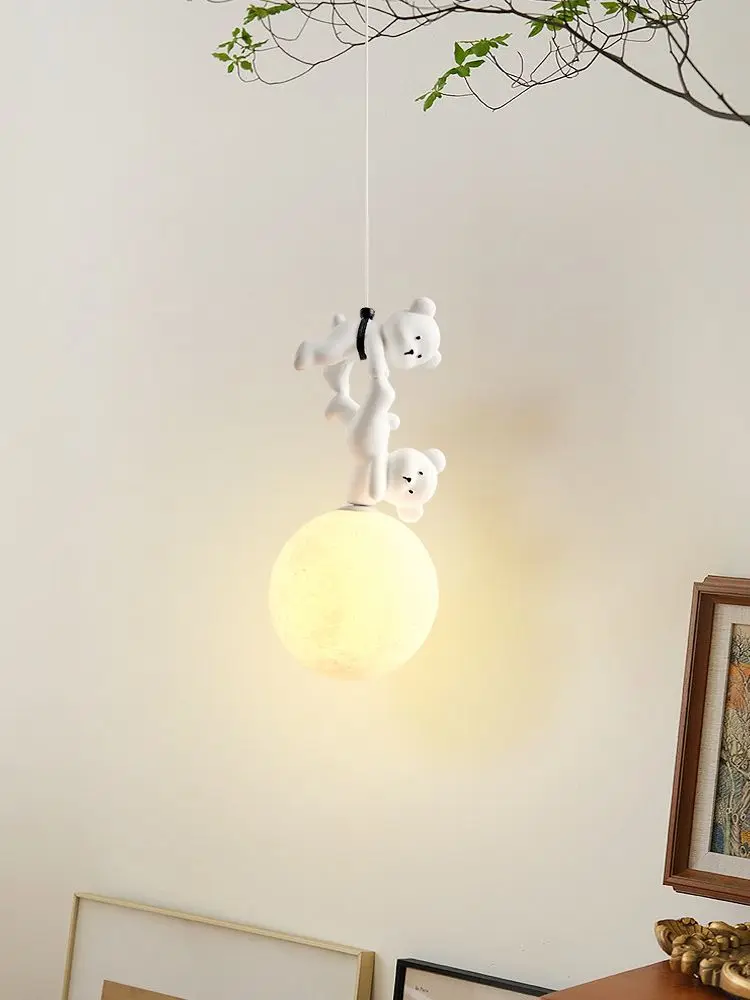 Bear Lamp Cartoon Nursery Beds - Baby Nursery Light Fixture 评论和价格