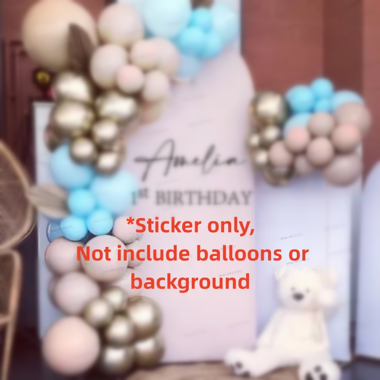Gender Reveal Party Vinyl Stic - Baby Girl Nursery Quotes 评论和价格