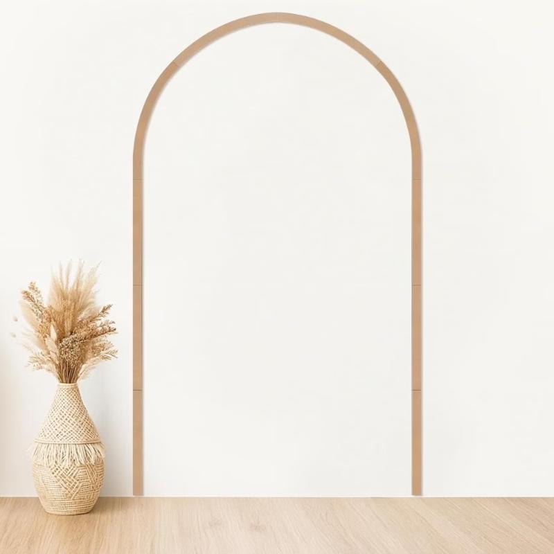 Wood Wall Arch Decor DIY Unfin - Baby Nursery Frames 评论和价格